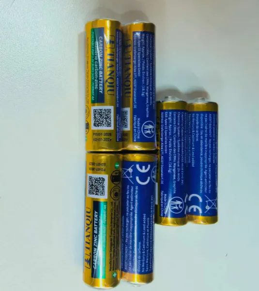 天球5号铁壳碳性电池 天球 AA 五号铁壳电池 玩具遥控器配套干电池