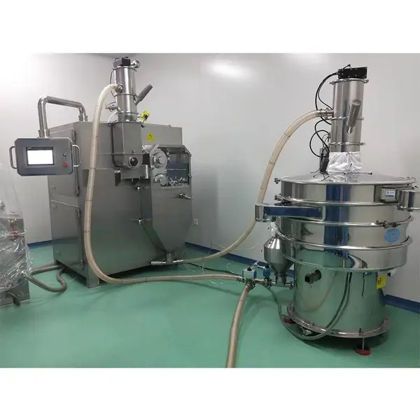 益生菌干法制粒机8kgh 圣曼科技 磷霉素钙辊压干法制粒机220kgh