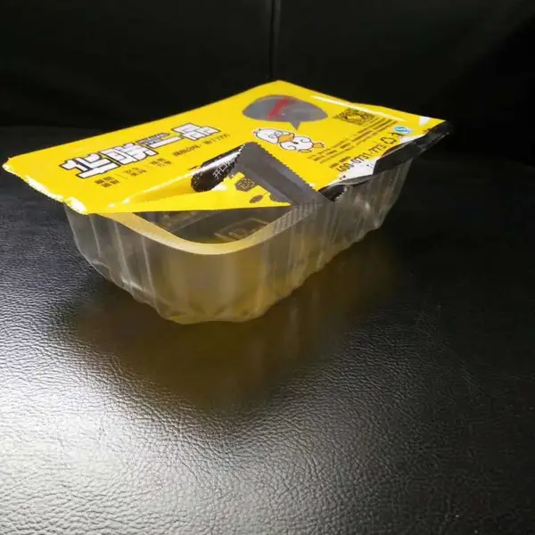 外贸出口各款气调保鲜盒 食品塑料盒 可封膜吸塑盒