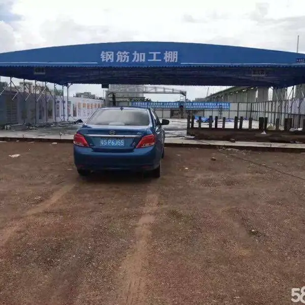 南京遮阳蓬雨棚生产厂家工厂工棚户外走廊过道挡雨篷可移动式工棚