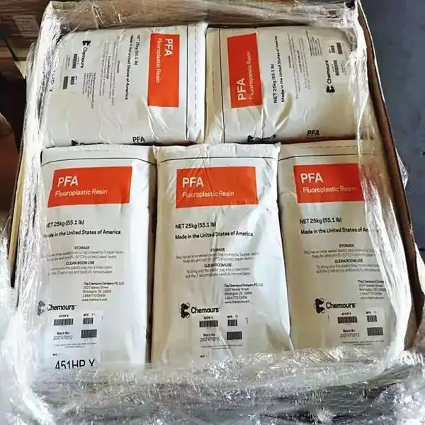 美国340耐高温耐候性耐化学腐蚀PFA可熔性聚四氟乙烯pfa氟树脂