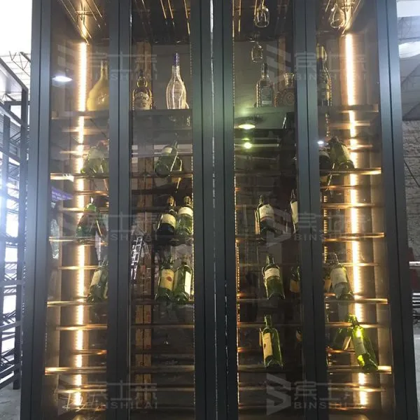 酒窖不锈钢恒温酒柜不锈钢酒架酒柜_酒窖价格_酒窖哪家好佛山市宾士来金属制品有限公司