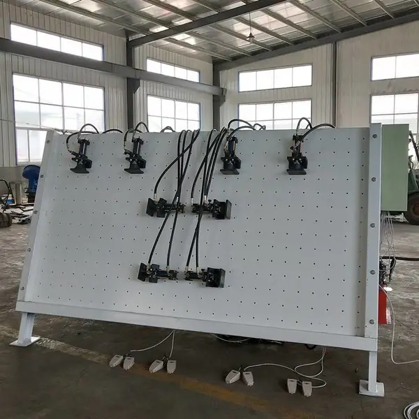 供应木工机械门窗组框机 双面家具门组合机 青岛旭泰昌木工机械制造