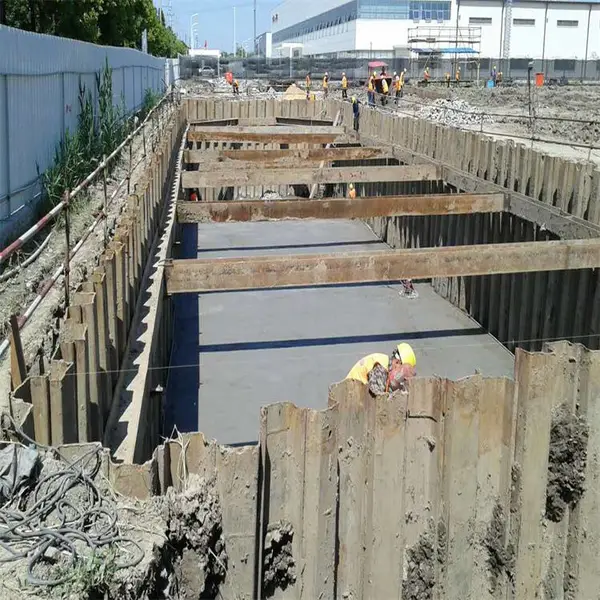 芜湖拉森钢板桩施工 钢板桩出租施工报价