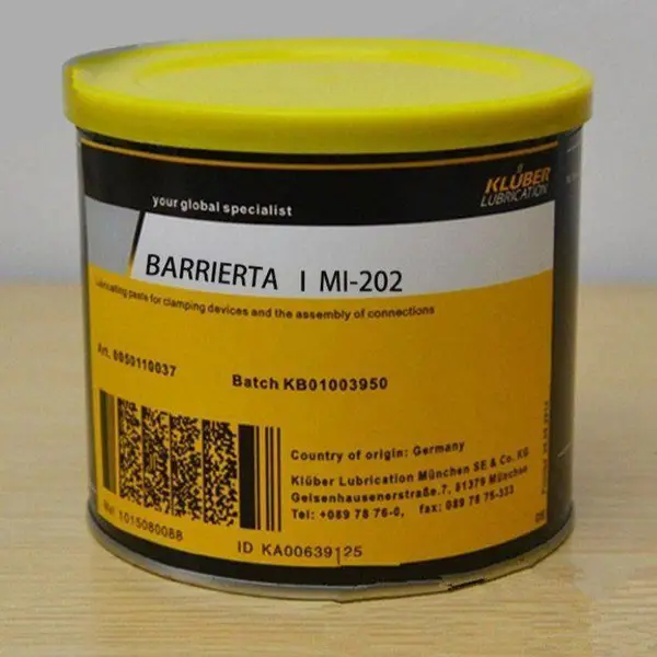 克鲁勃KLUBER BARRIERTA I S-402电动/气动阀门/高温润滑脂1KG