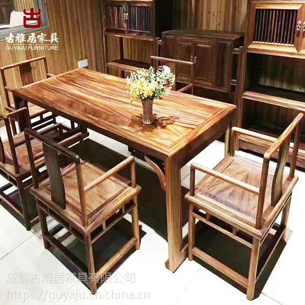 四川实木茶几,功夫茶几,古典家具定制价格