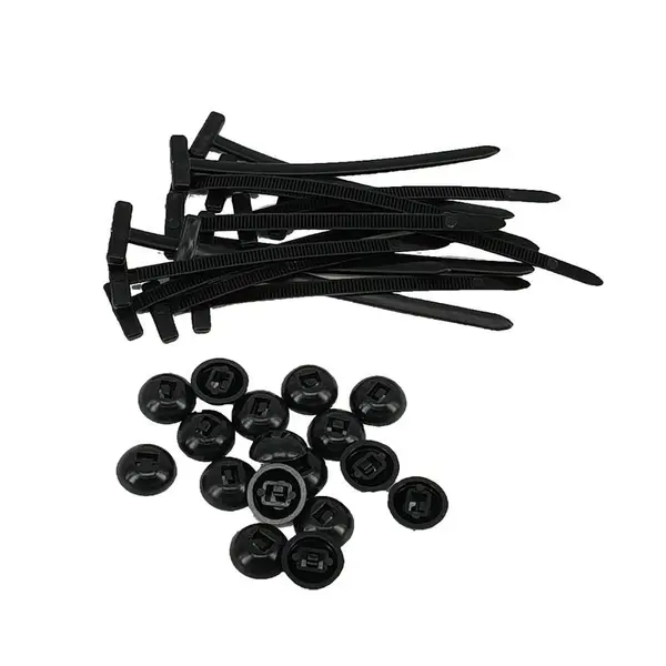 Nylon universal cable tie buckle扎带式卡扣挡泥板叶子板内穿心钉扣