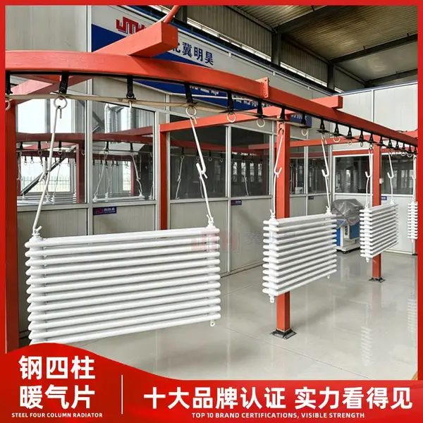 暖气片工厂 钢制片头柱式散热器 多规格 可定制 冀明昊