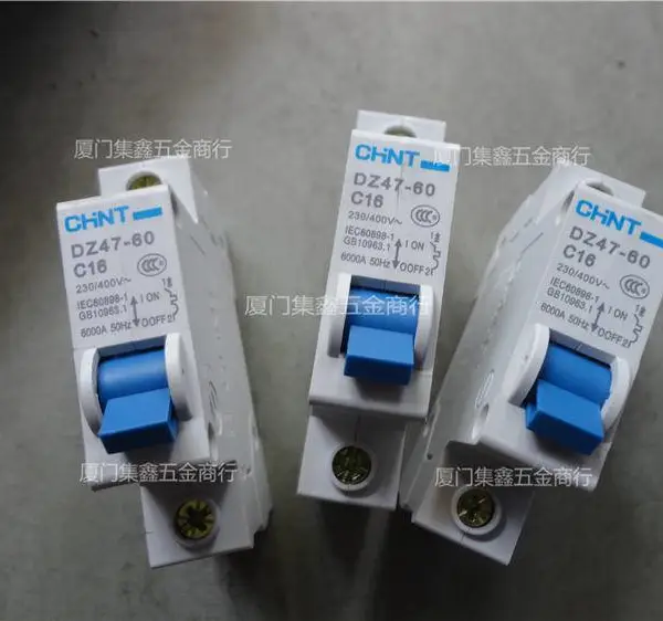 厦门正泰空气开关CHNT小型断路器 空开DZ47-60 1P2P3P4P