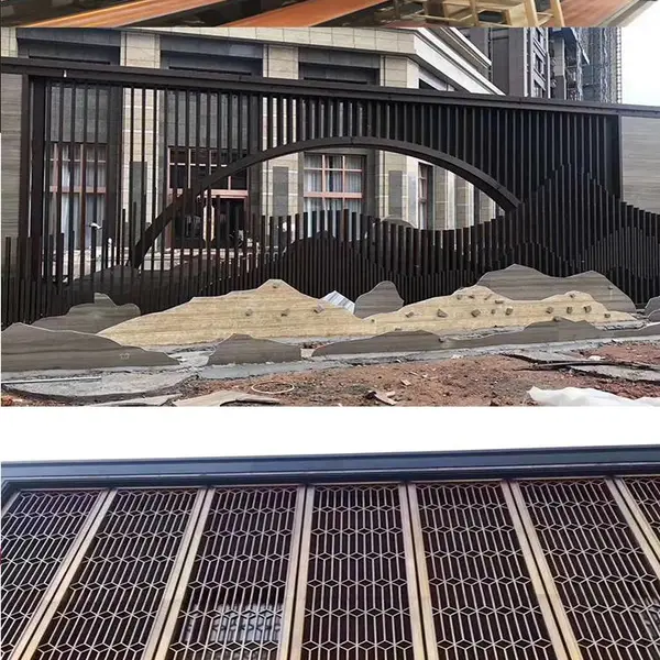 镜面玫瑰金不锈钢屏风满焊表面平整无凹凸感专业定制