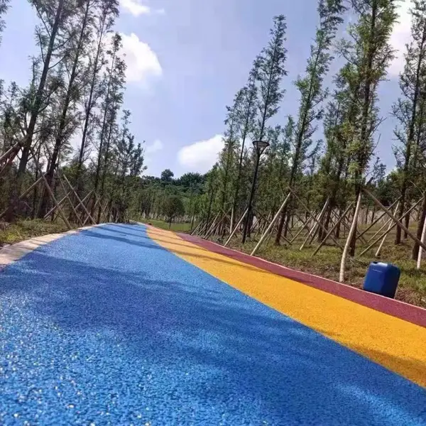 绵阳 彩色透水混凝土胶结料 彩色透水地坪 压印混凝土