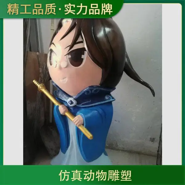 仿真卡通造型动物人物雕塑 公园广场山庄景区仿铜骑马人像设计