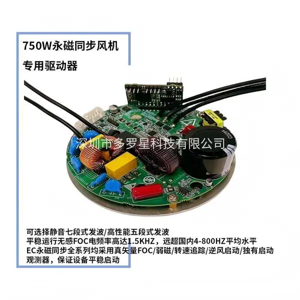 750W永磁同步风机专用驱动器