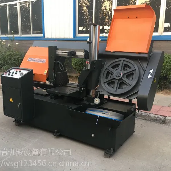 液压加紧双立柱卧式半自动带锯床GZ-4230