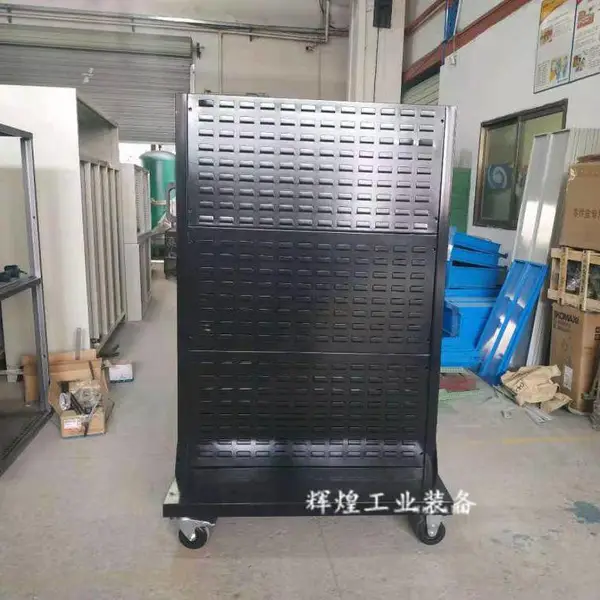 移动物料架工具挂钩架双面零件盒挂架移动储物架工具挂架