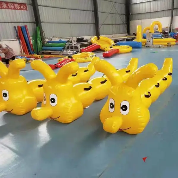 企业趣味运动会儿童充气毛毛虫比赛项目 ***竞走大头毛毛虫拓展器材