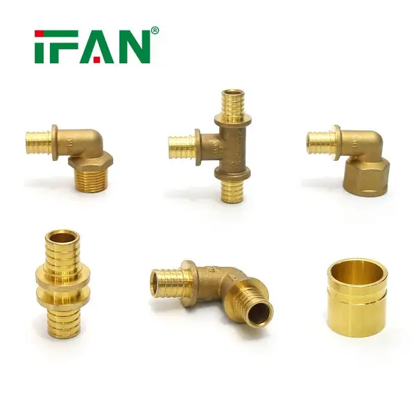 IFAN厂家直销铜材质16mm-32mm全尺寸PEX管件滑径件外销款