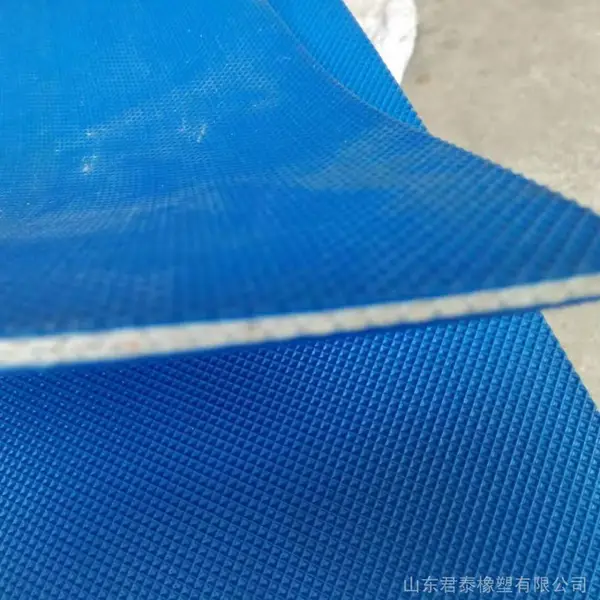 钢丝绳提升带 蓝色整芯提升带 黄色平胶带 500*5 提升机皮带