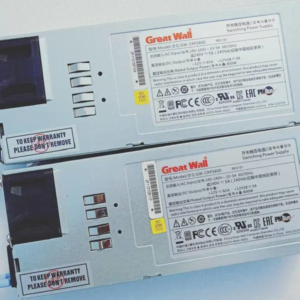 Great Wall GW-CRPS800N2 GW-CRPS820 800W服务器电源模块- 供应商网