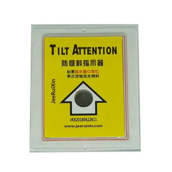 TILT ATTENTION防倾斜标签木箱包装出口运输监测指示器