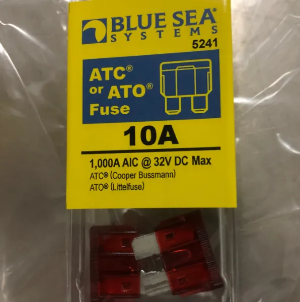 优势供应 Blue Sea Systems 开关 5241 10A ATO/ATC