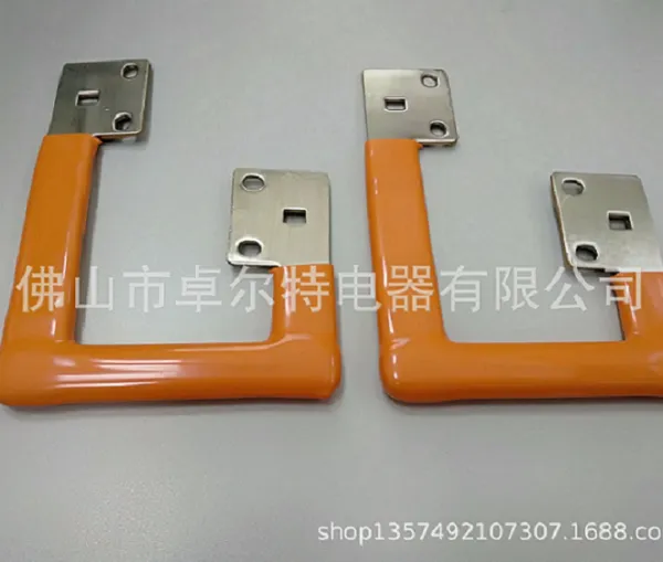 五金防滑浸塑包胶加工 pvc包胶浸塑 电池模组铜排可热缩浸塑加工