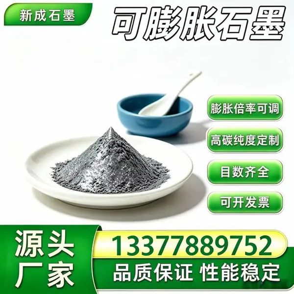 50 目可膨胀石墨无硫粉体定制，高膨胀耐老化石墨，聚氨酯泡沫阻燃填料，源头厂长期供货