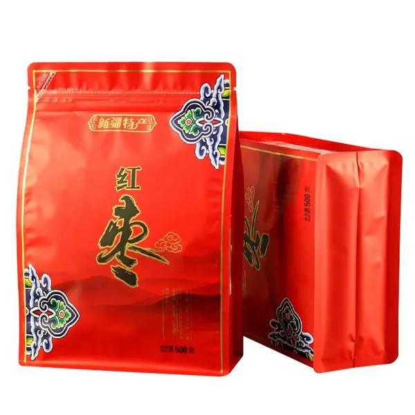 供应复合包装袋定做铝箔自封自立袋红枣枸杞食品袋彩印logo