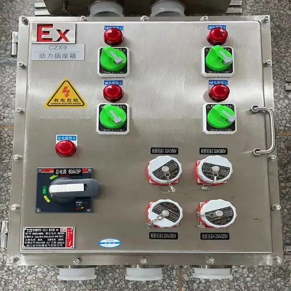 安宇防爆配电箱 BXM(D)不锈钢动力插座检修仪表箱 粉尘照明配电柜