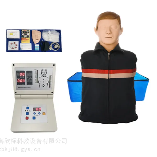 ***全自动半身心肺复苏模拟人 半身CPR急救模型 成人半身急救模拟人