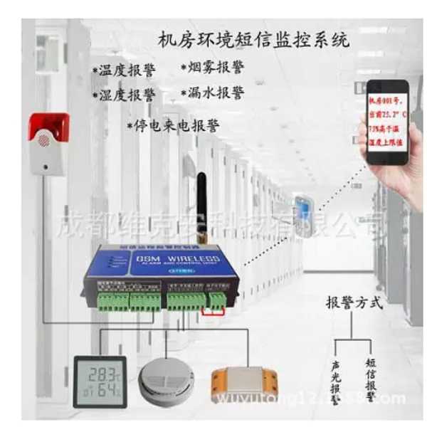 冰箱(冷库)温度报警器WSL-G09温度报警、配电箱环境监控