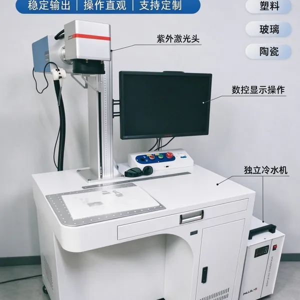 20W紫外激光打标机 紫外激光打码机 生产线飞行打标 速度可调