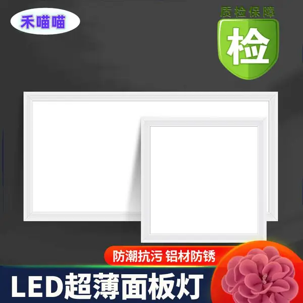 禾喵喵净化灯led防爆平板灯洁净灯无尘车间食品厂手术室吸顶灯