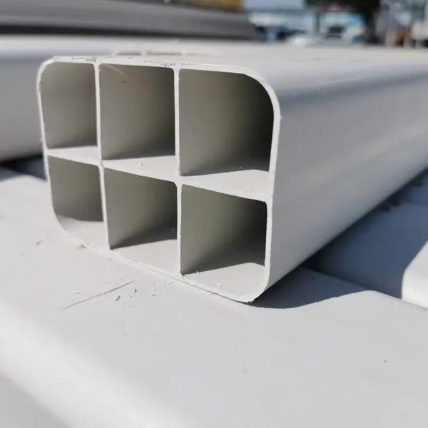 中程管道 PVC-U六孔格栅管 33X6-2.0厚 通信电线电缆用PVC方孔管