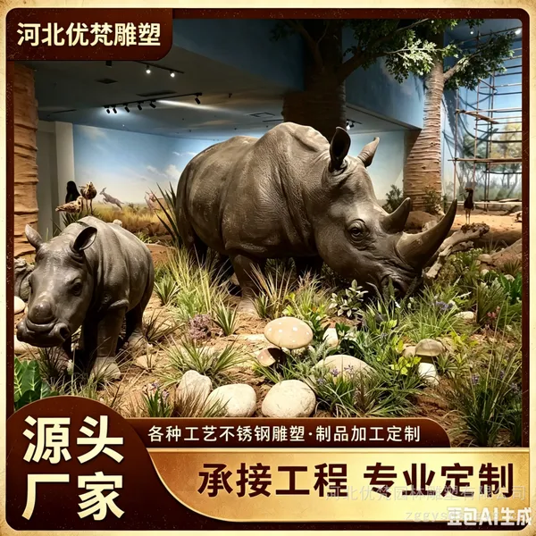 优梵定制博物馆场景雕塑场景复原 上门测量尺寸免费出设计全国安装