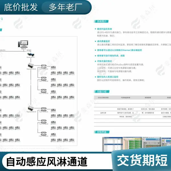 全自动智能风淋通道 斐森尔 高效过滤器H14级别 病原微生物双重防护系统