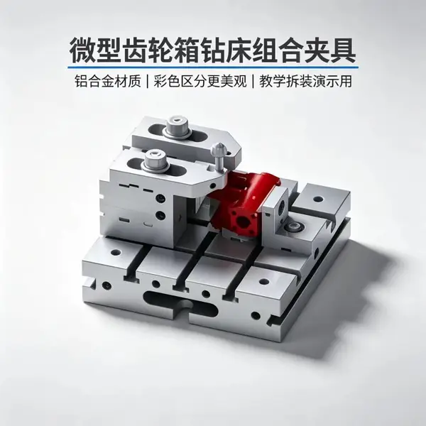 成中胜 精密槽系组合夹具 微型齿轮箱钻床组合夹具
