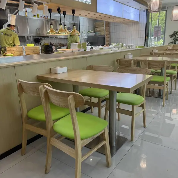 快餐餐桌定做潮流时尚学校家具 美食城商用不锈钢方形餐桌椅
