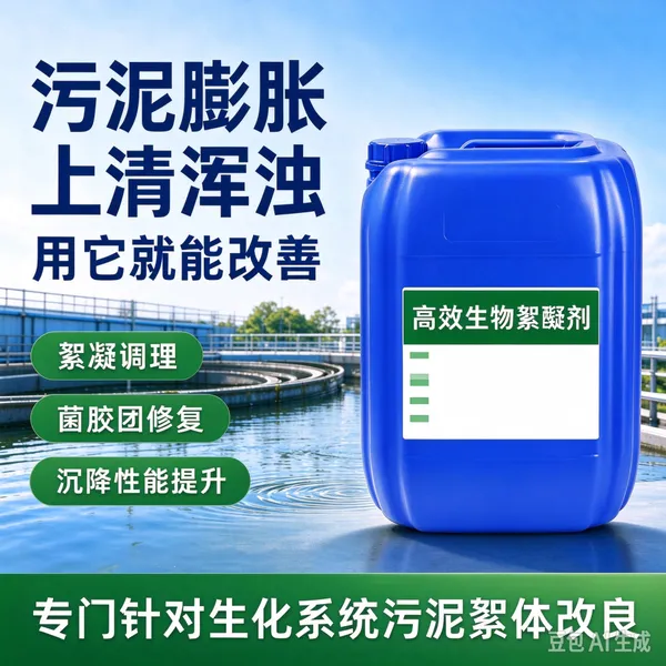 高效生物絮凝剂 生物高分子絮凝沉淀药剂 污水固液分离二沉池澄清生物絮凝剂