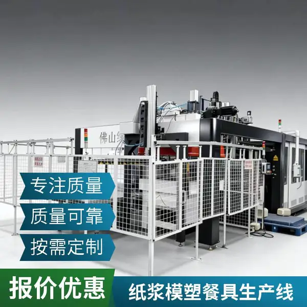 环保纸工包覆膜机 全自动纸浆模塑餐具覆膜设备 绿洲智能制造供应