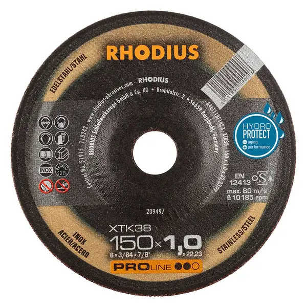 供应进口富来维特切割片罗迪斯RHODIUS切割片超薄150*1.0*22.2