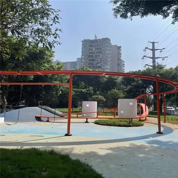 景区大型非标不锈钢滑梯 飞天城堡儿童亲子乐园 无动力设备