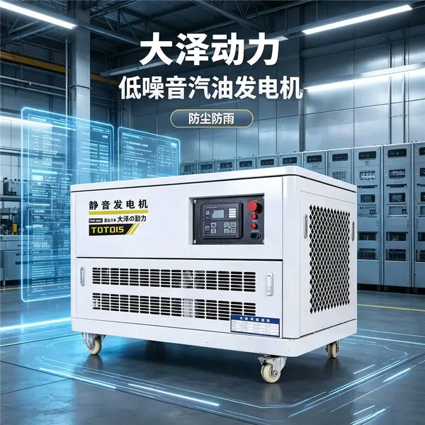40kw汽油发电机停电自启动RS485控制车载供电