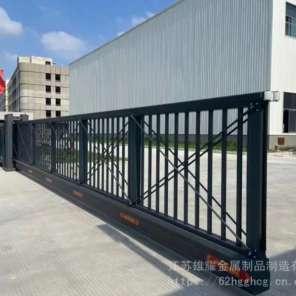 全国红门九竹财门启功段滑门悬浮门直线门云南昆明电动门伸缩门电动大门庭院门铝艺大门别墅对开门伸缩门