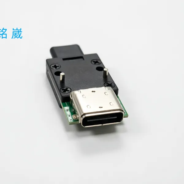 TYPE-C全塑测试转接头 C公转C母 OTG功能一体注塑成型 全塑防刮伤