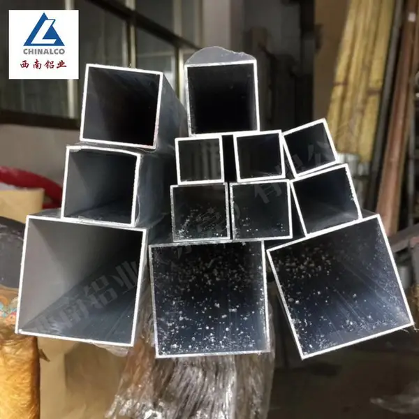 供应6063国标铝管 铝方管 铝方通 建筑幕墙专用铝方管