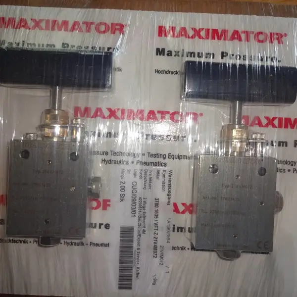 Maximator高压泵S15D可用于航空和航空领域