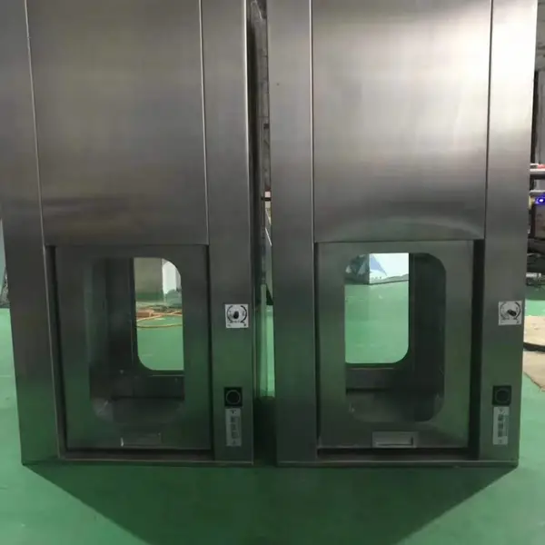 恒沣净化电动升降门风淋室 HF1500二人双吹电子互锁自动感应吹淋