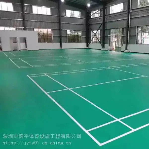 深圳惠州塑胶羽毛球场施工_深圳健宇体育15年以上施工经验,可满足所有运动场馆的工程要求详细介绍