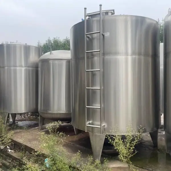 高泰机械不锈钢储罐二手电加热不锈钢罐常压储存罐内部结构简单